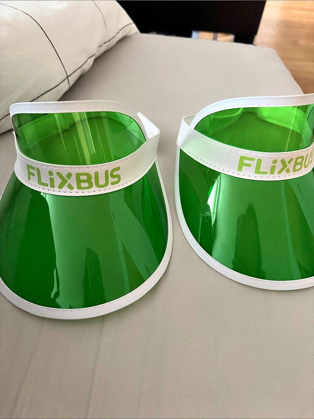FlixBus Green & White Sun Visor